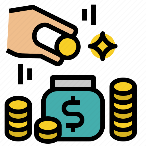Coins, financial, money, saving icon - Download on Iconfinder