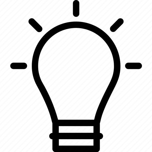 Bulb, electric, energy, idea, lamp, light, thought icon icon - Download on Iconfinder