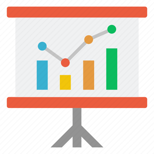 Analytic, board, chart, presentation, statistics icon - Download on Iconfinder