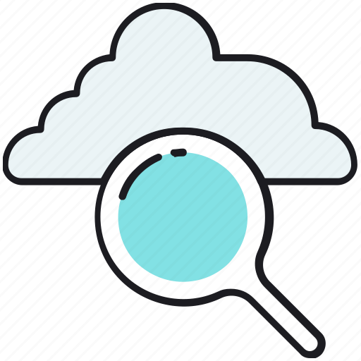 Cloud, search icon - Download on Iconfinder on Iconfinder
