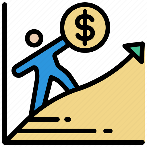 Business, graph, investment, salary, saving, market analysis, passive income icon - Download on Iconfinder