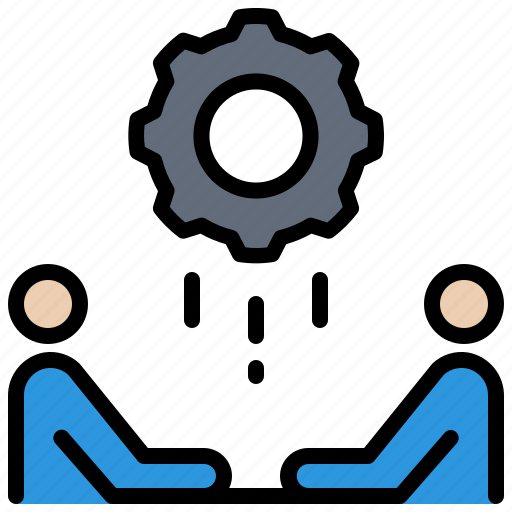 Partner, deal, meeting, brainstorming, discussion, cooperation icon - Download on Iconfinder