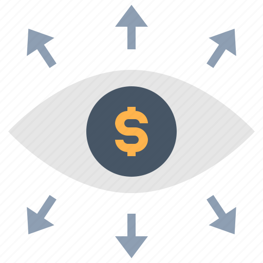 Vision, opportunity, money, investor, view, advertisement, businessman icon - Download on Iconfinder