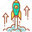 rocket, missile, space, spaceship, launch, launching 