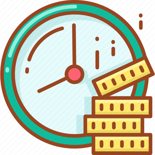 Money, time, time is money, coin, watch icon - Download on Iconfinder