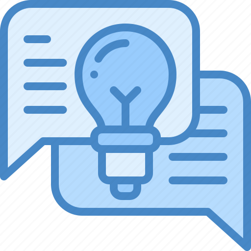 Creative idea, innovation, creative, idea, discussion, communication icon - Download on Iconfinder