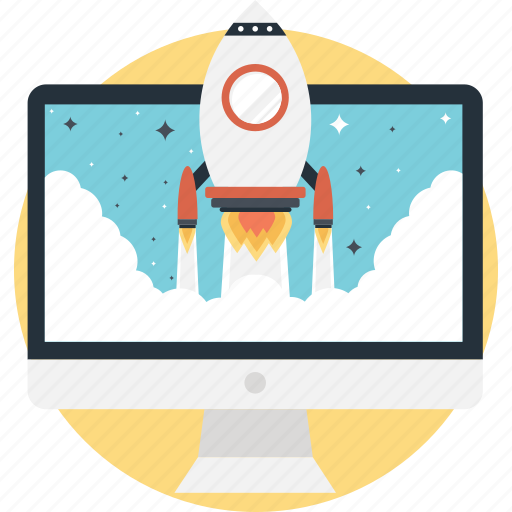 Missile, monitor, rocket, startup, web icon - Download on Iconfinder