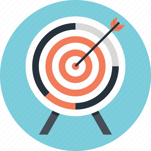 Aim, bullseye, goal, shooting, target icon - Download on Iconfinder