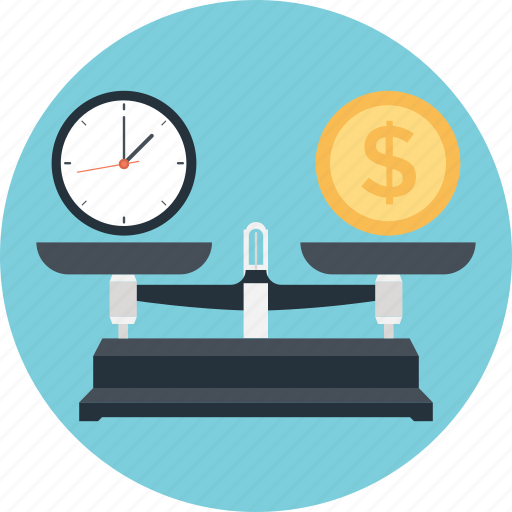 Dollar, equity, time is money, timer, trade icon - Download on Iconfinder