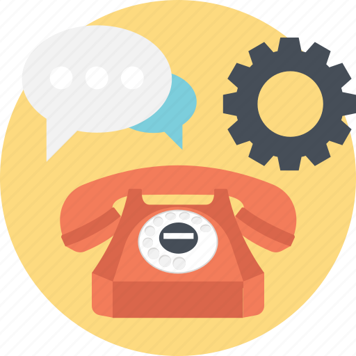 Chat, communication, customer service, settings, telephone icon - Download on Iconfinder