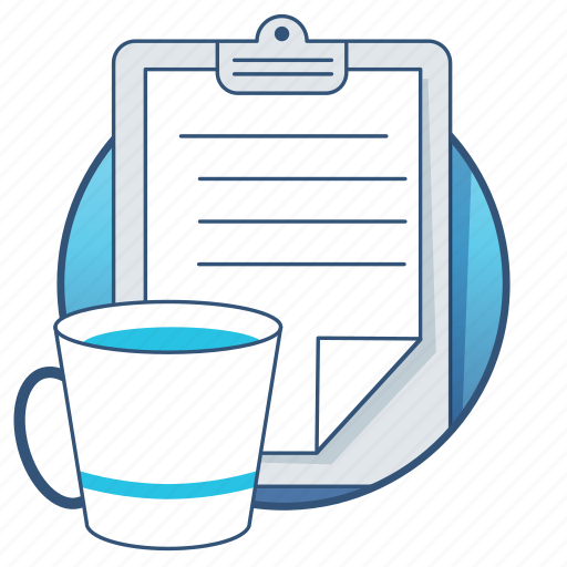 Business, clipboard, coffee, cup, document, mug, office icon - Download on Iconfinder