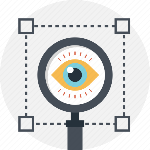 Magnifier, selection, strategy, view, vision icon - Download on Iconfinder