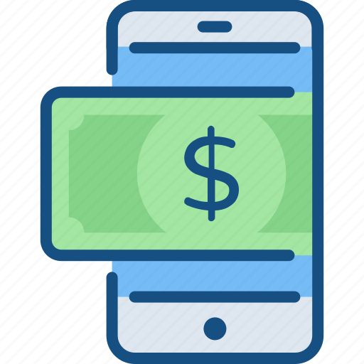 Mobile, money, phone, replenishment icon - Download on Iconfinder