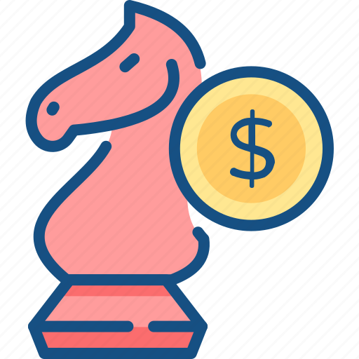 Business, chess, coin, dollar, money, planning, strategy icon - Download on Iconfinder