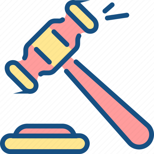 Auction, court, gavel, hammer, law, mortgage icon - Download on Iconfinder