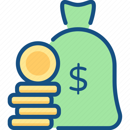 Bag, finance, income, money, payment icon - Download on Iconfinder