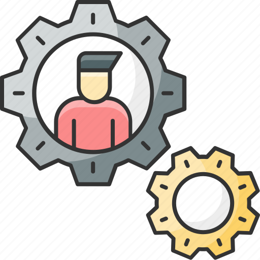 Administrator, business, management, gear icon - Download on Iconfinder