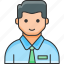 avatar, employee, man 