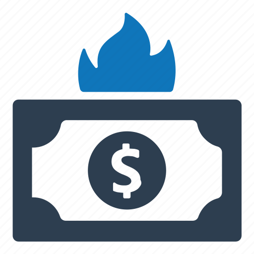 Business, fire, loss, money icon - Download on Iconfinder