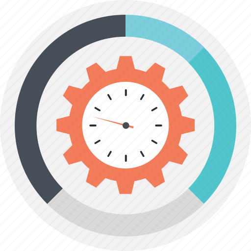 Cog, deadline, schedule, time, time management icon - Download on Iconfinder