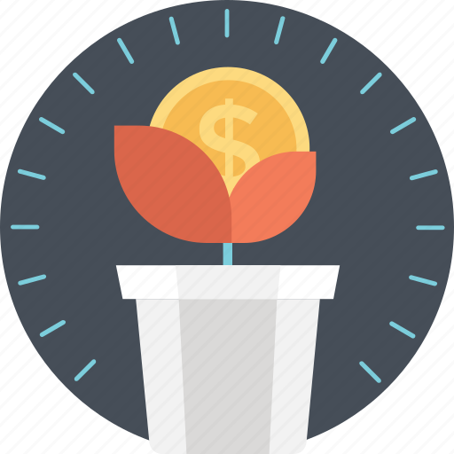 Dollar, growth, money, money plant, plant icon - Download on Iconfinder