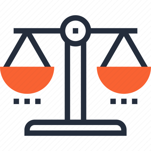 Balance, justice, law, management, measure, scales, weight icon - Download on Iconfinder