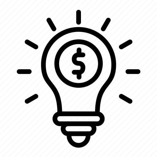Idea, bulb, dollar, business and finance, light bulb icon - Download on Iconfinder