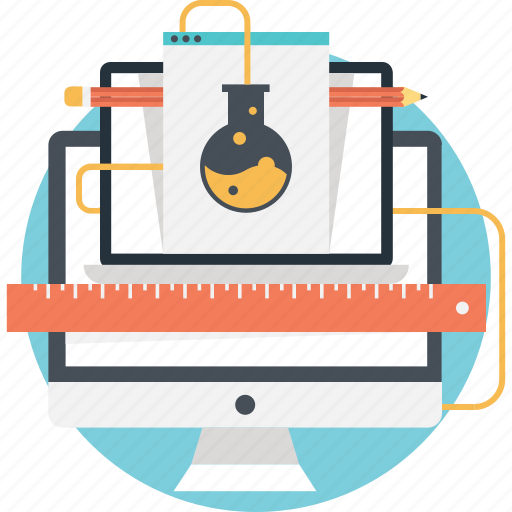 Flask, lab, monitor, research, web testing icon - Download on Iconfinder