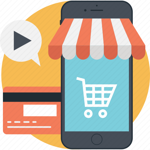 Cart, credit card, mobile marketing, shopping, trolley icon - Download on Iconfinder