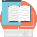 book, learning, online education, smartphone, study