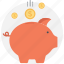 funding, mini bank, money, piggy, saving 