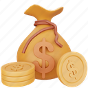 money, bag, business, finance, dollar, currency, coins 