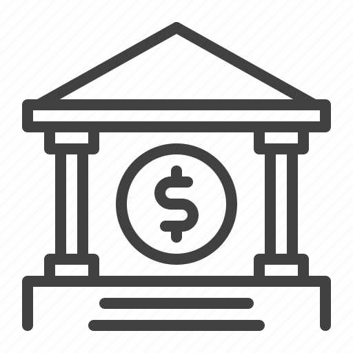 Bank, building, dollar, money icon - Download on Iconfinder