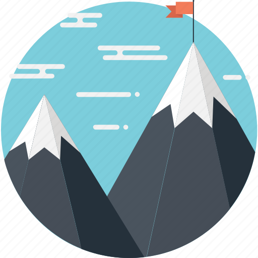 Mission, mountain, success, triumph, victory icon - Download on Iconfinder