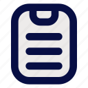 clipboard, document, list, checklist, report, file, business, task, medical, notes