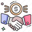 business handshake, handclasp, greeting, meeting, deal