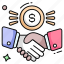 business handshake, handclasp, greeting, meeting, deal 