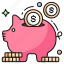 piggy bank, penny bank, money accumulation, savings, cash accumulation 