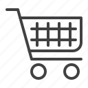 shopping, cart, trolley, commerce