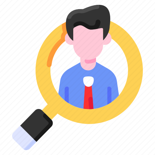Bukeicon, employee, employment, finance, recruitment, search icon - Download on Iconfinder