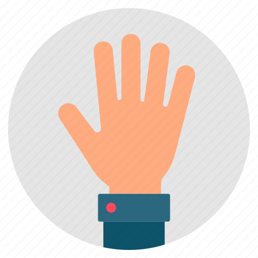 Fingers, gesture, greeting, hand, hello, palm icon - Download on Iconfinder