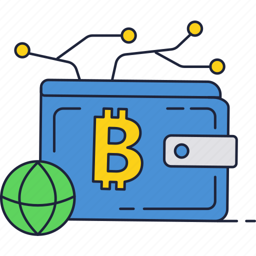 Bitcoin, blockchain, cryptocurrency, money, technology icon - Download on Iconfinder