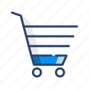 cart, trolley, shop, shopping, shopping cart, store