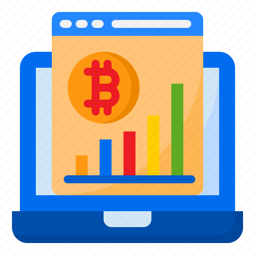 Bitcoin, financial, bar, graph, business, report icon - Download on Iconfinder