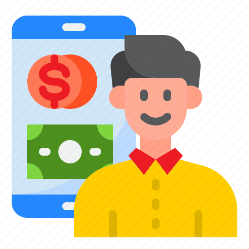 Businessman, business, financial, money, online icon - Download on Iconfinder
