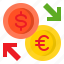 excharge, money, financial, business, euro 
