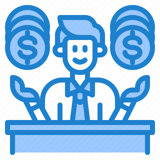 Businessman, currency, business, financial, money icon - Download on Iconfinder