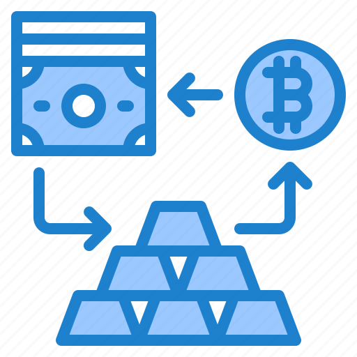 Excharge, money, financial, gold, bitcoin icon - Download on Iconfinder