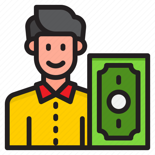 Businessman, business, financial, money, cash icon - Download on Iconfinder