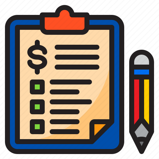 Clipboard, money, financial, business, currency icon - Download on Iconfinder